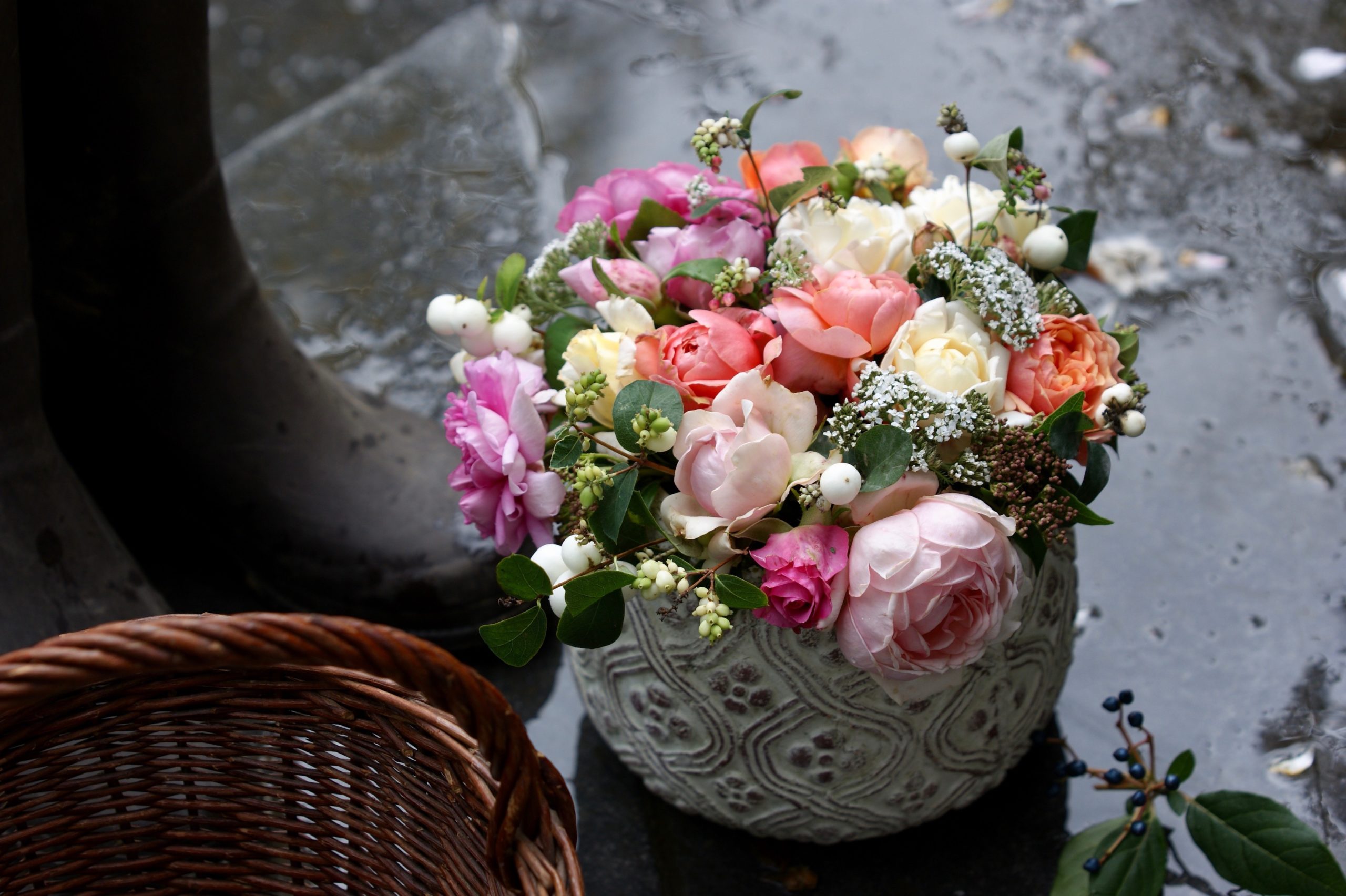 bouquet de roses automnal -©Roses Guillot®